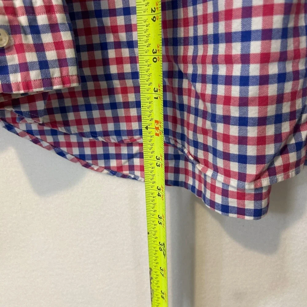Ralph Lauren Mens 3XB GINGHAM CHECKED LONG SLEEVE BUTTON UP SHIRT Exc Cond - Picture 6 of 8